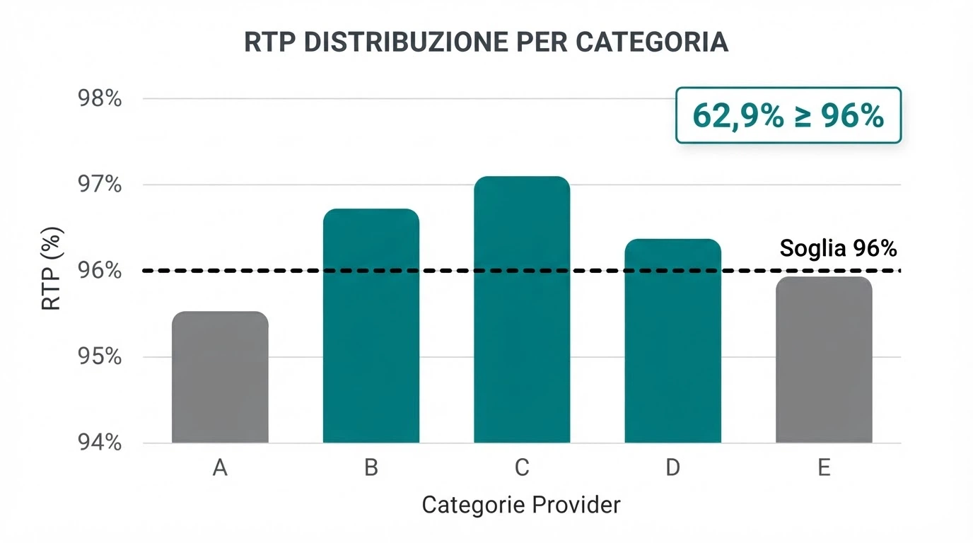 Schermata di una scheda informativa di una slot con RTP e volatilità in evidenza
